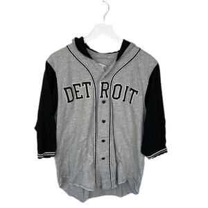 Vintage Spike & The Boyz Jersey Hooded Baseball Style Detroit Music Size M